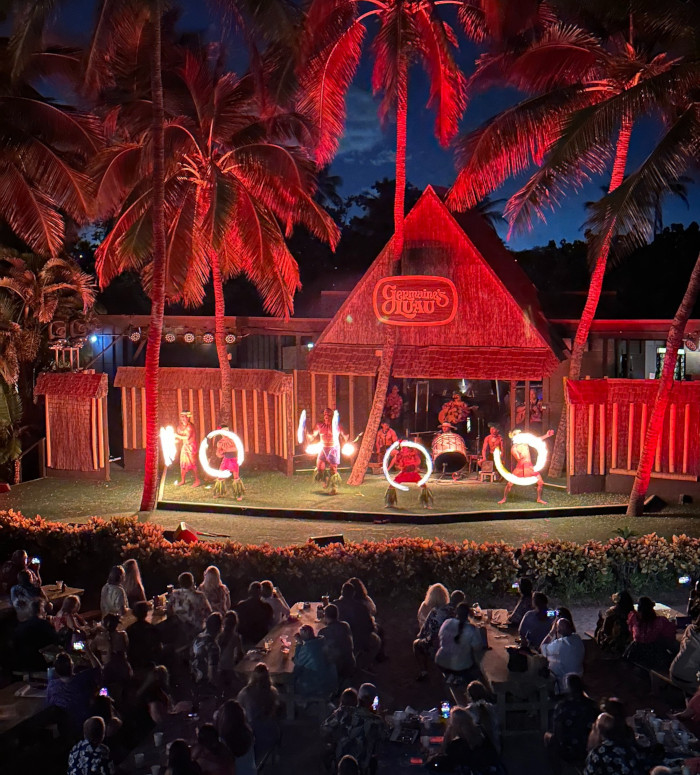 germaines Backyard-style luau